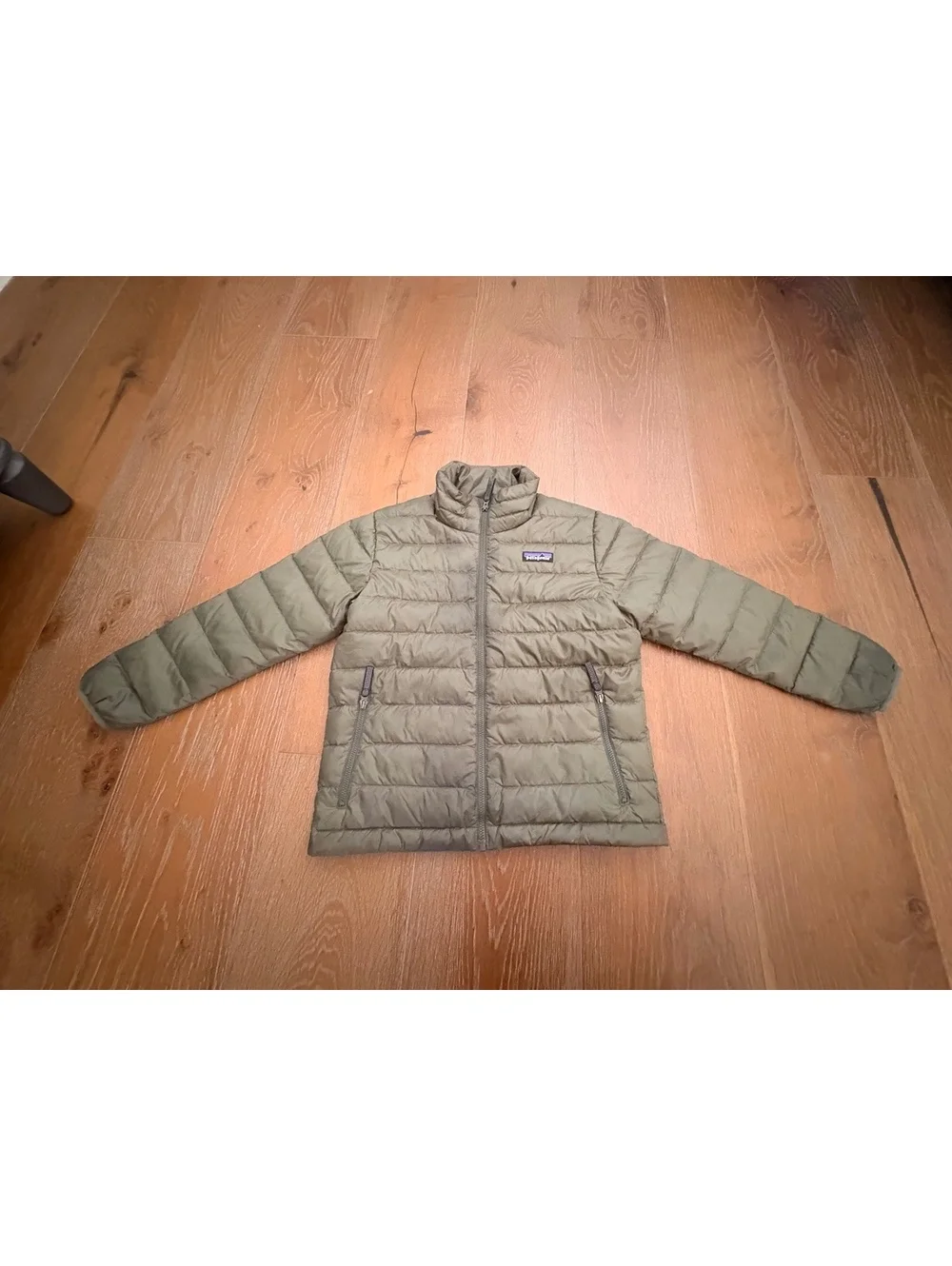 Patagonia Green Kids Puffer Jacket Lightweight Warm XS 5-6